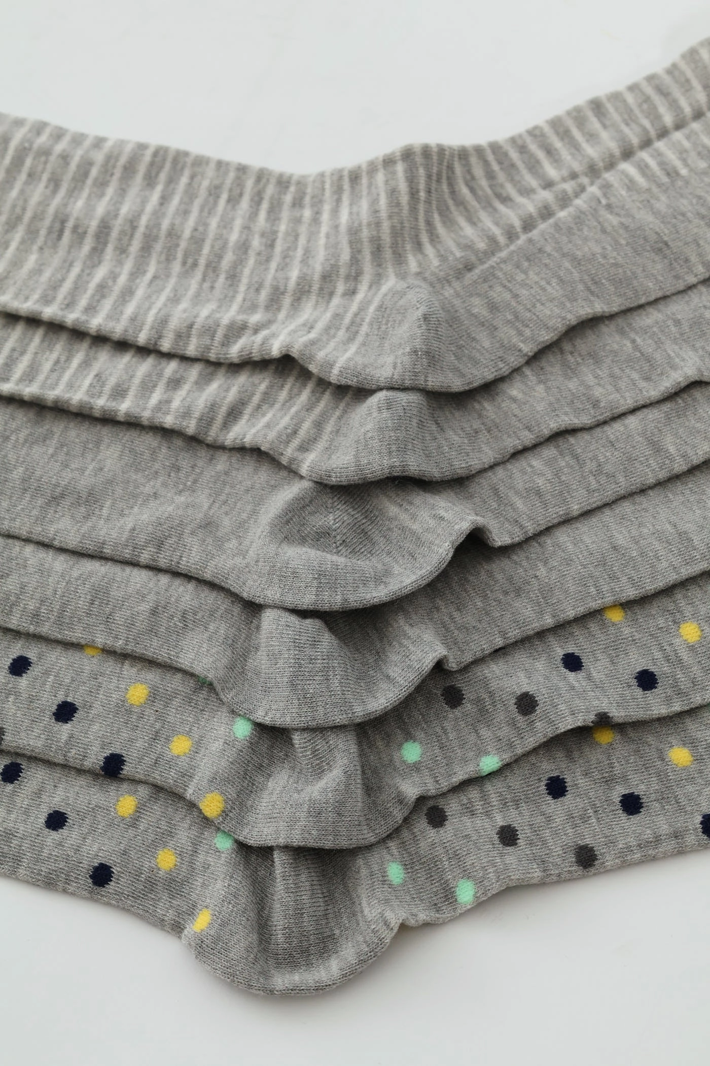 3 Pack Anklet Socks - Grey