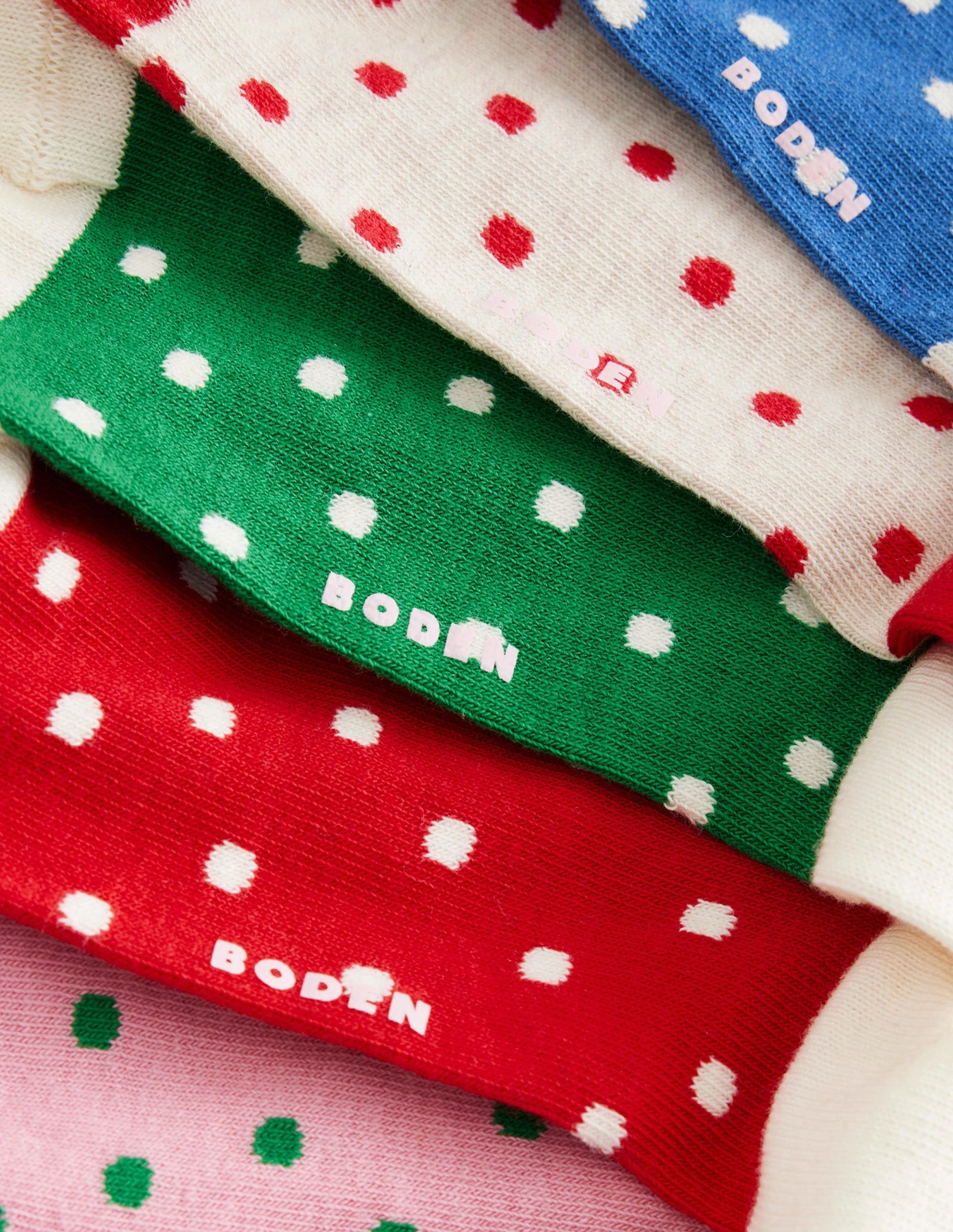 5 Pack Ankle Socks-Spot