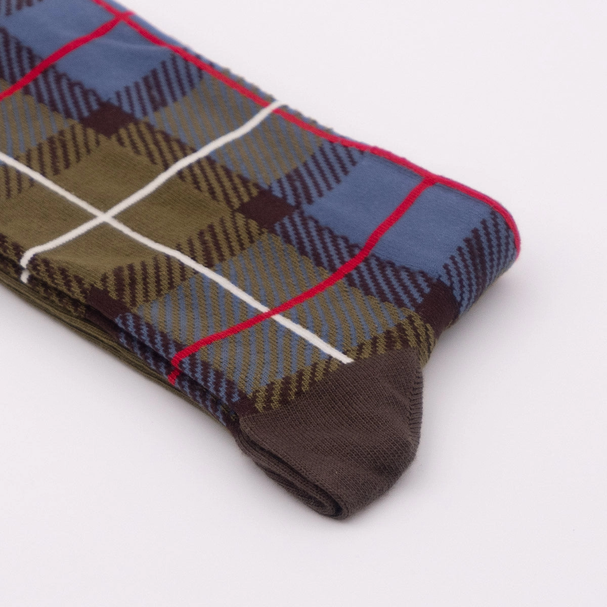 930 Olive-White Socks