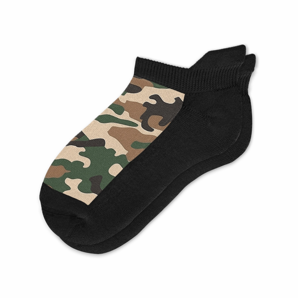 Army Camo Ankle Socks