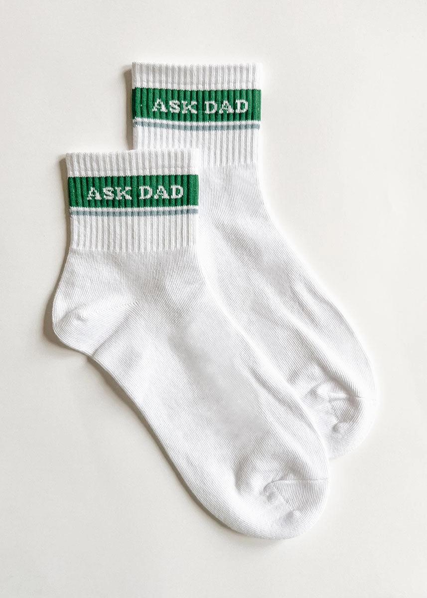 Ask Dad Mini Crew Socks