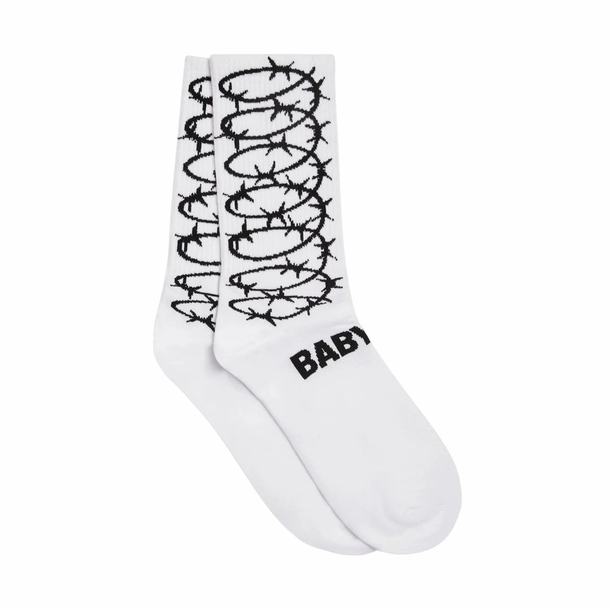 Babylon LA Barbed Socks White