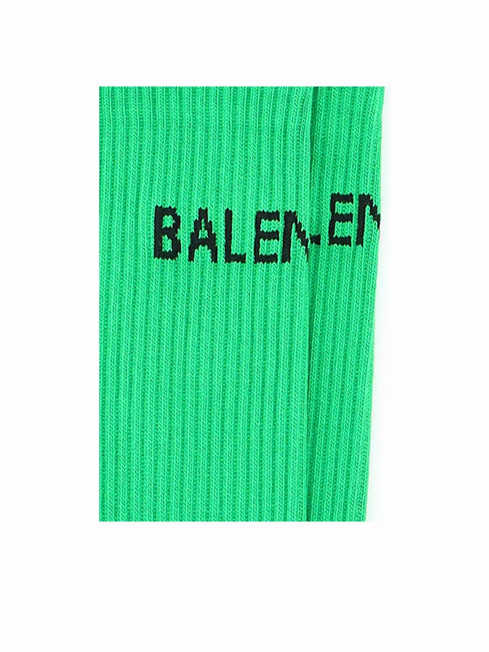 Balenciaga Logo Printed Ribbed Socks
