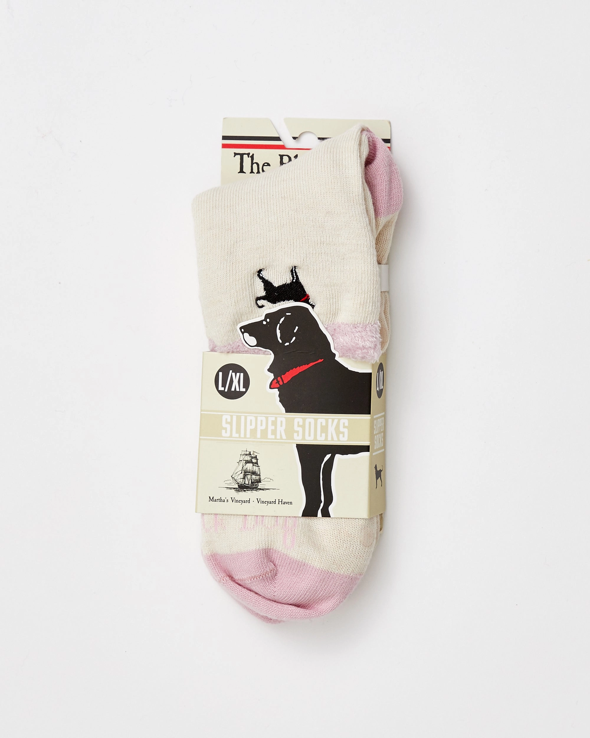Black Dog Classc Slipper Socks