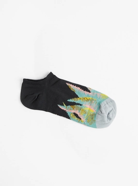 Blacklight No Show Socks Faux Noir