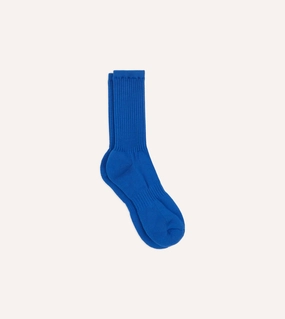 Blue Cotton Sports Socks