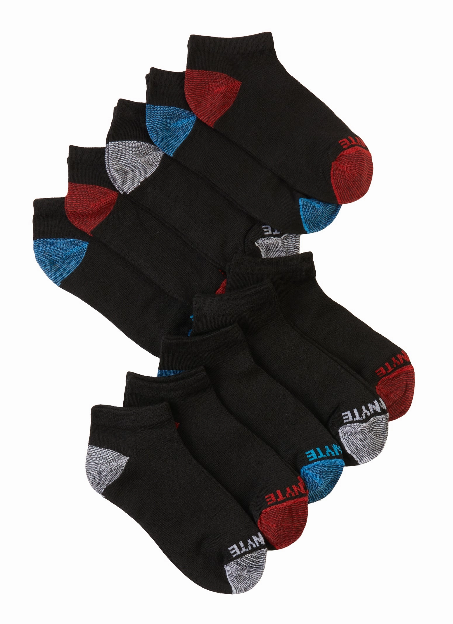 Boys 10 Pack Low Cut Ankle Socks