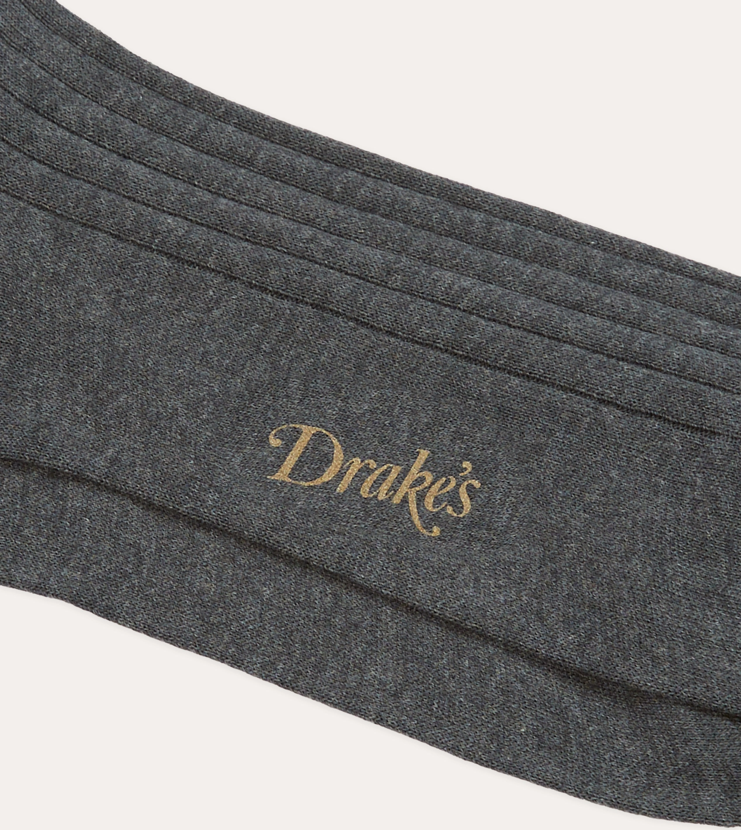 Charcoal Cotton Mid-Calf Socks