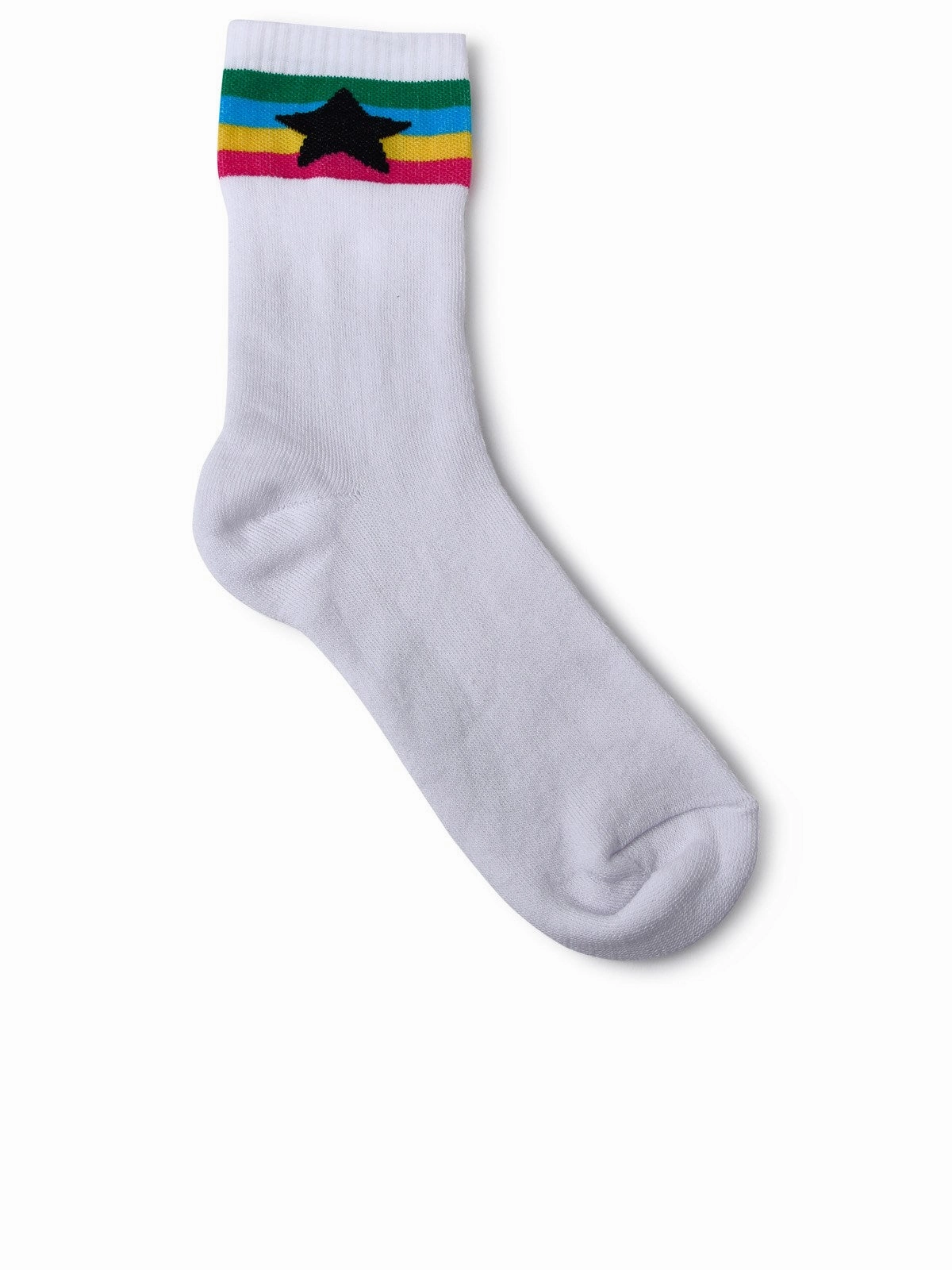 Chiara Ferragni Logomania Striped Ankle Socks
