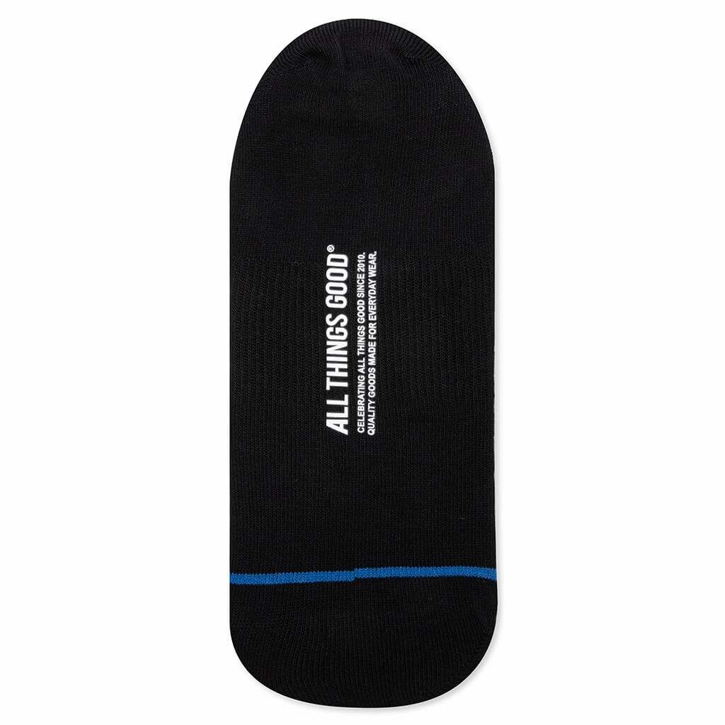 Classic No Show Sock - Black (3-Pack)