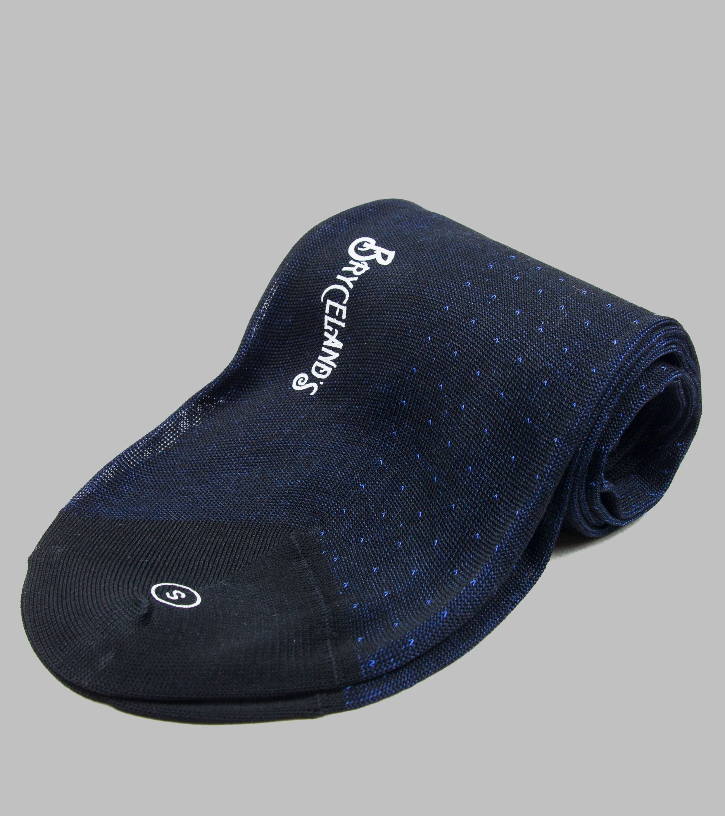 Cotton Pattern Socks Blue