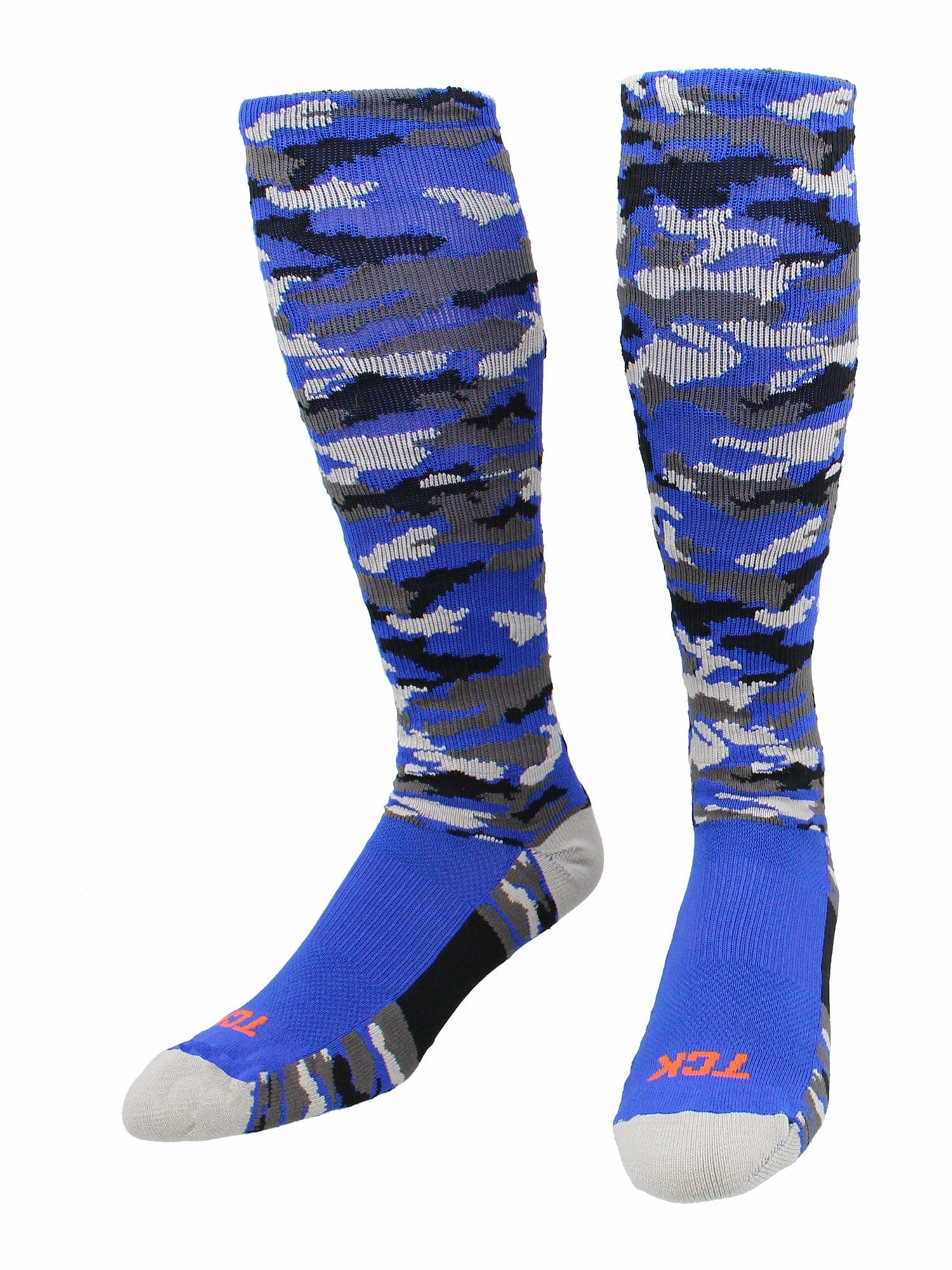 Elite Long Sports Socks Woodland Camo Over the Calf
