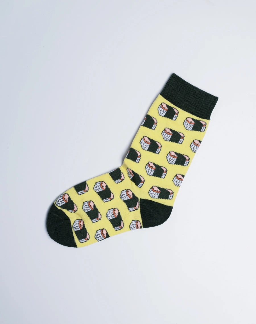 Family Spam Musubi Madness Matching Crew Socks | 3-Pair Bundle