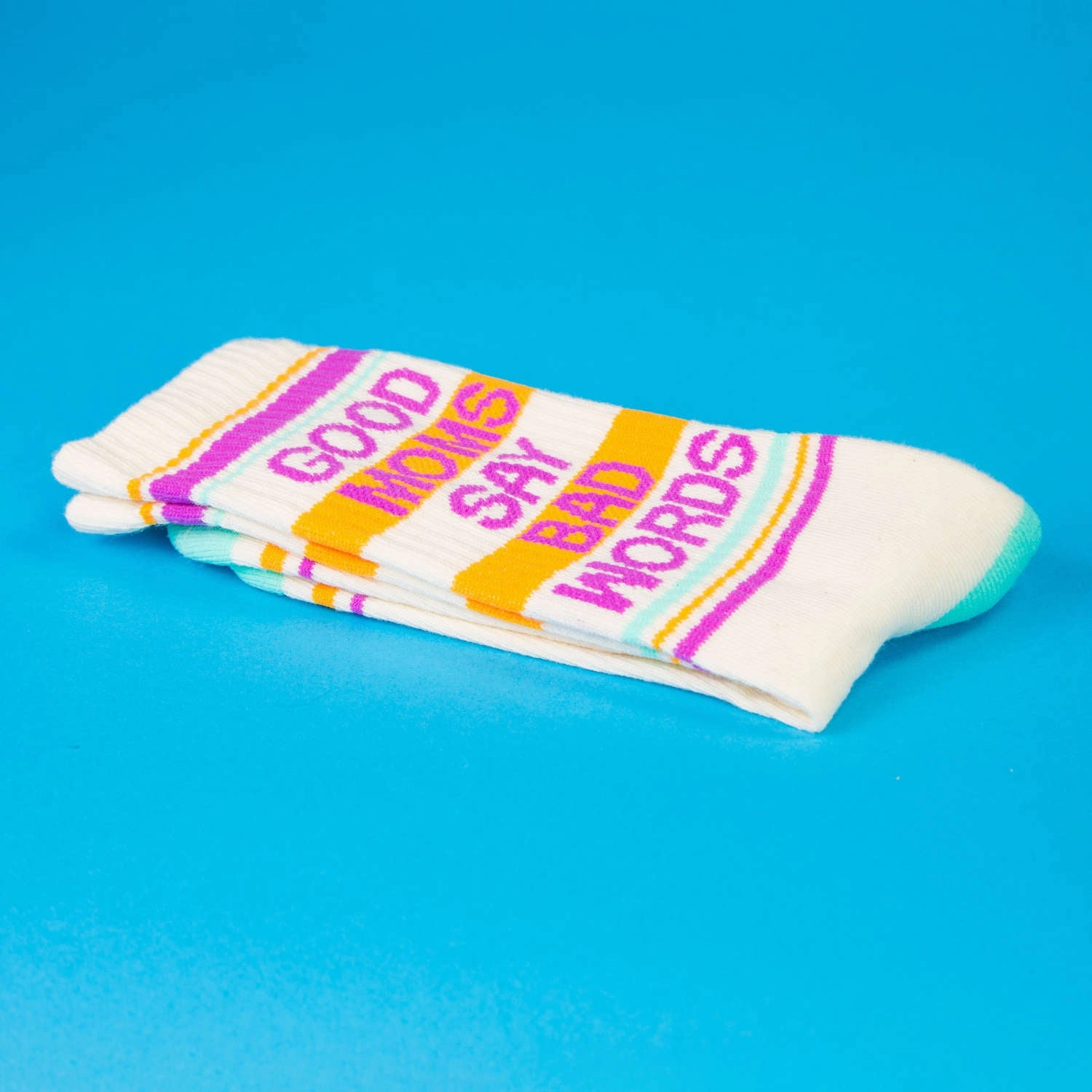 Good Moms Say Bad Words - Gym Crew Socks