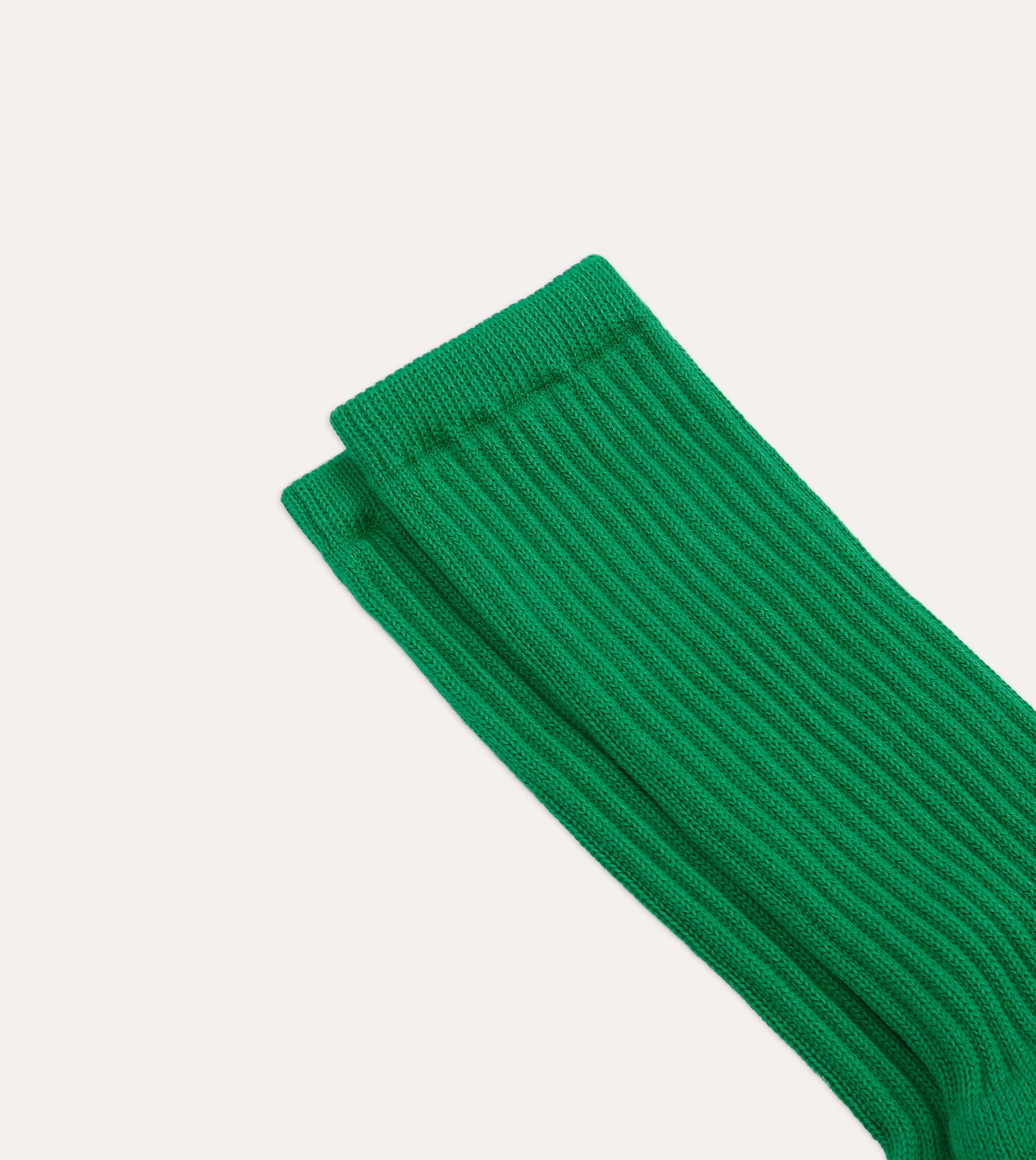 Green Cotton Sports Socks