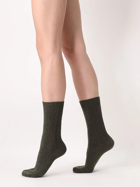 Gwen Sock military green
