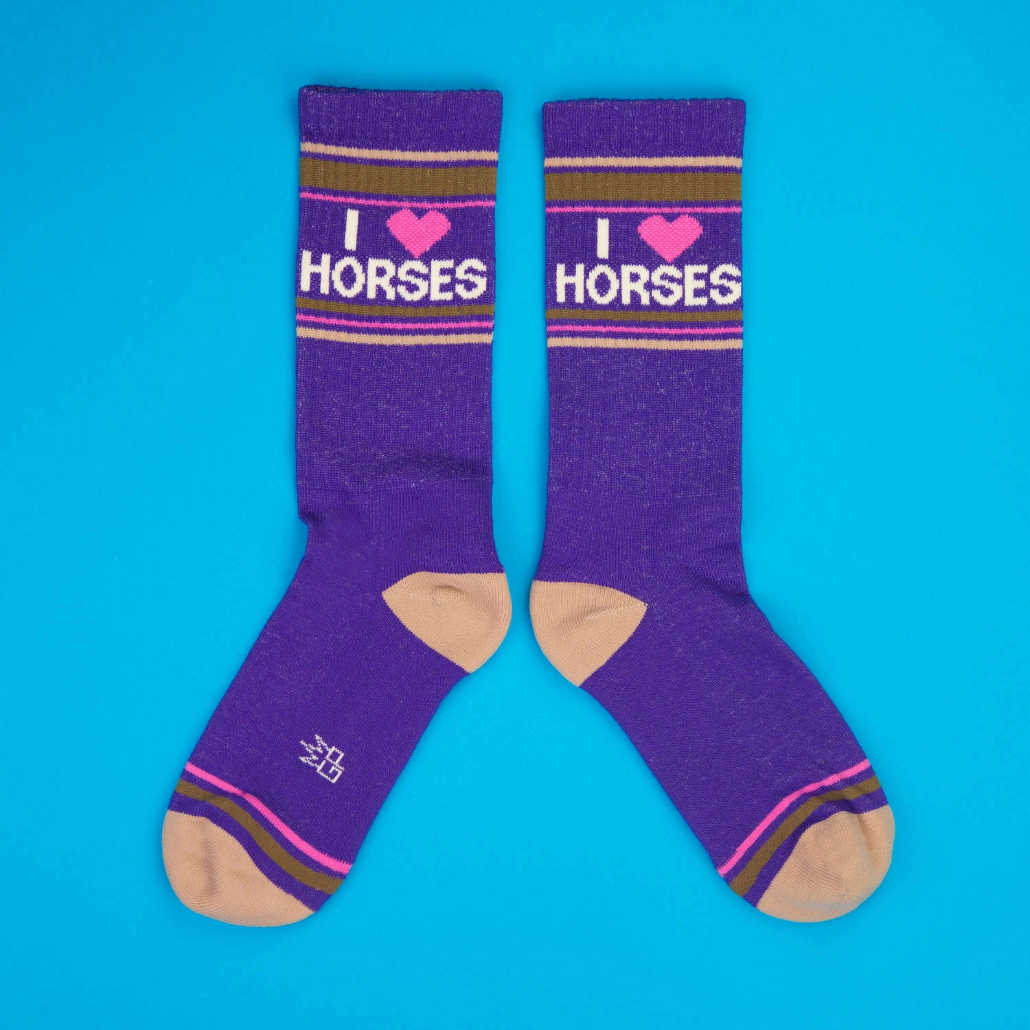 I ❤️ Horses - Gym Crew Socks