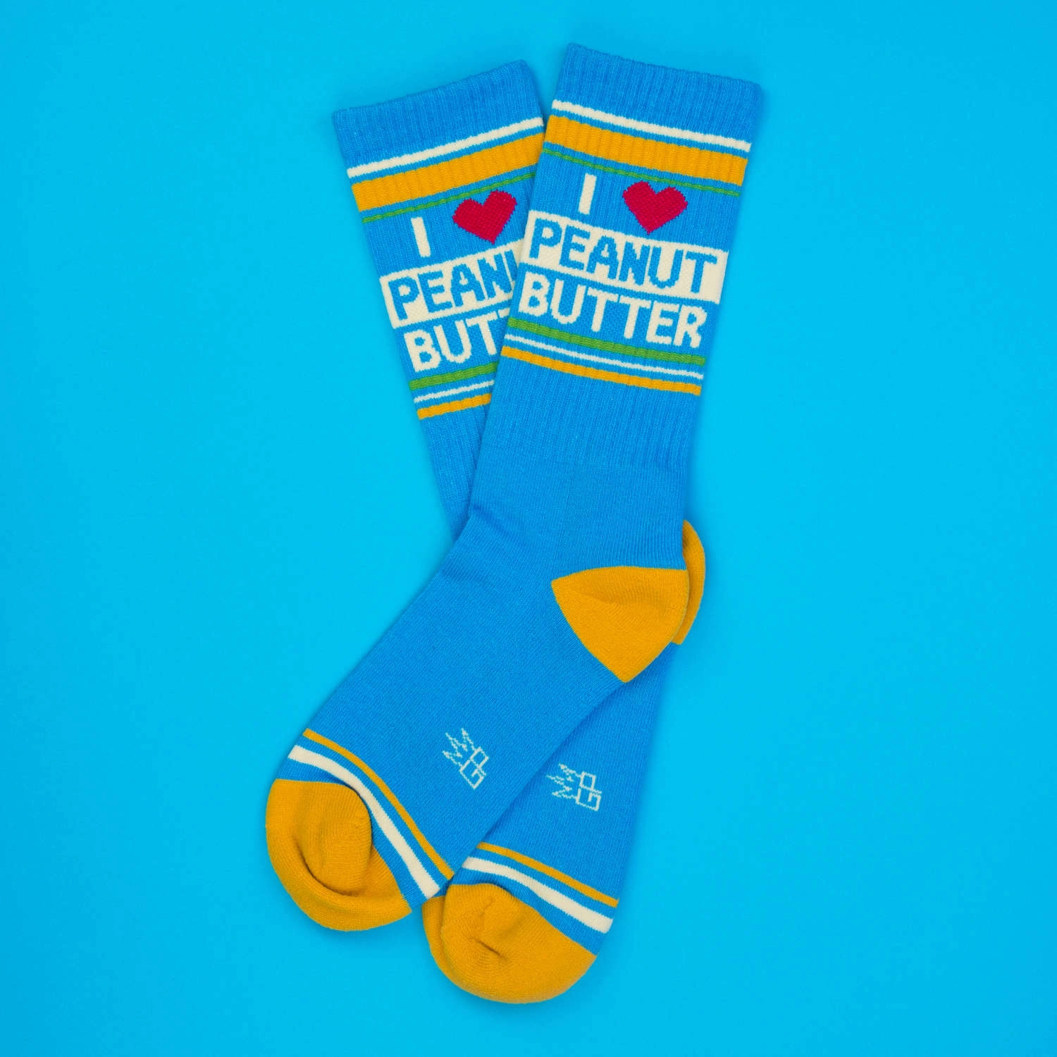 I ❤️ Peanut Butter - Gym Crew Socks