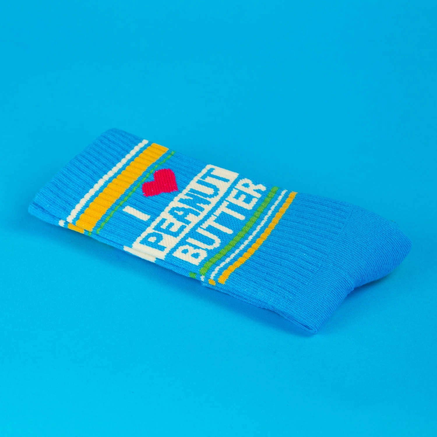 I ❤️ Peanut Butter - Gym Crew Socks