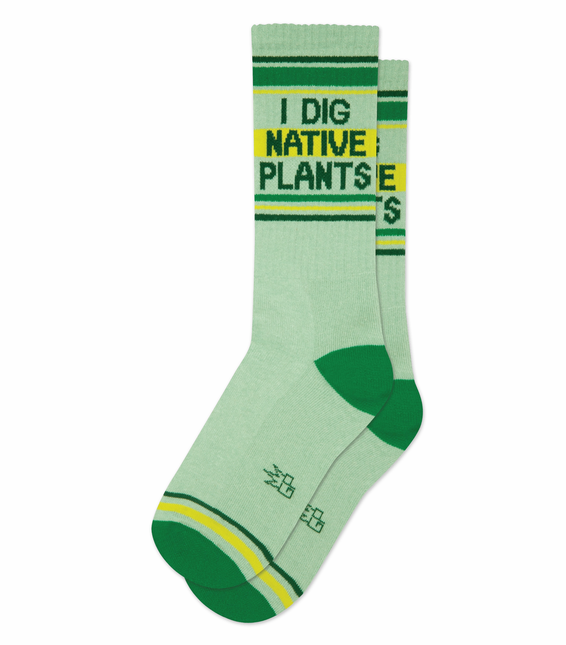 I Dig Native Plants - Gym Crew Socks