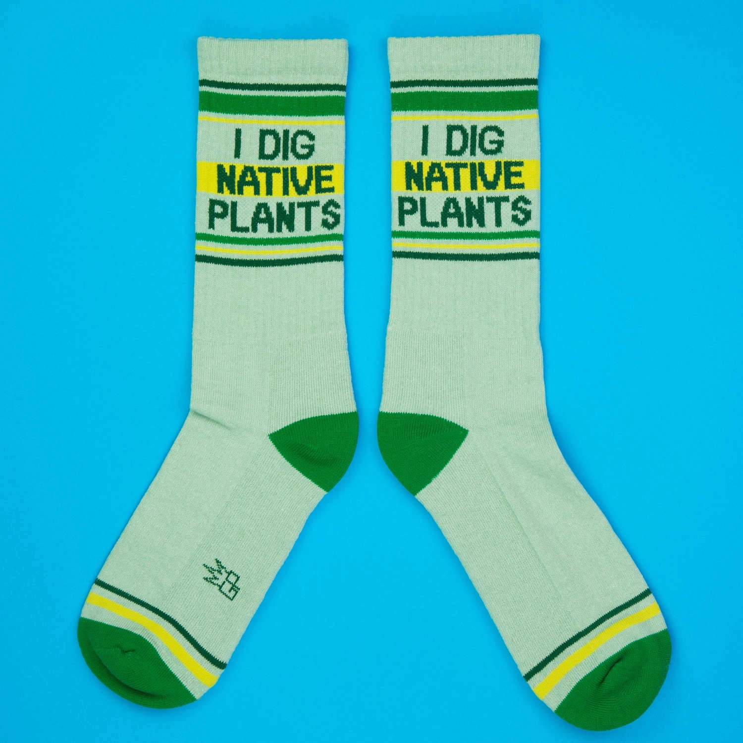 I Dig Native Plants - Gym Crew Socks