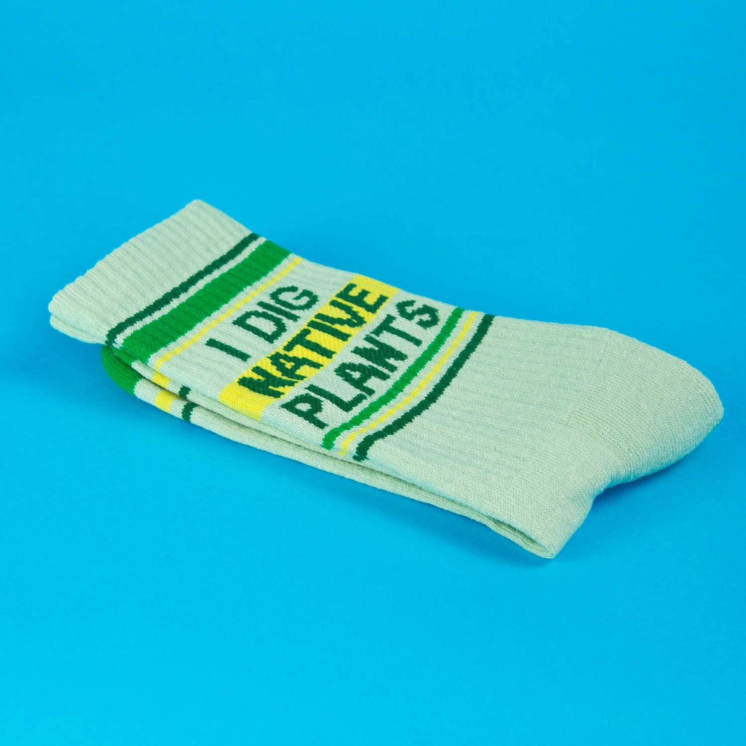 I Dig Native Plants - Gym Crew Socks