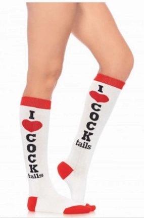 I heart Cocktails Knee Sock