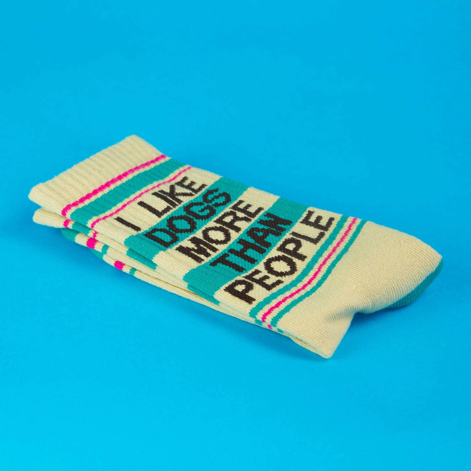 I Like Dogs More Than People - Gym Crew Socks