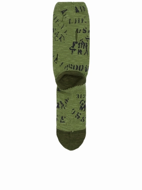 Jacquard Socks (K2203XG519-KHAKI)