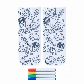 Junk Food Life Coloring