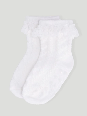 Keedo Baby Girls Anglaise Premium Socks