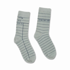 Library Card Grey
