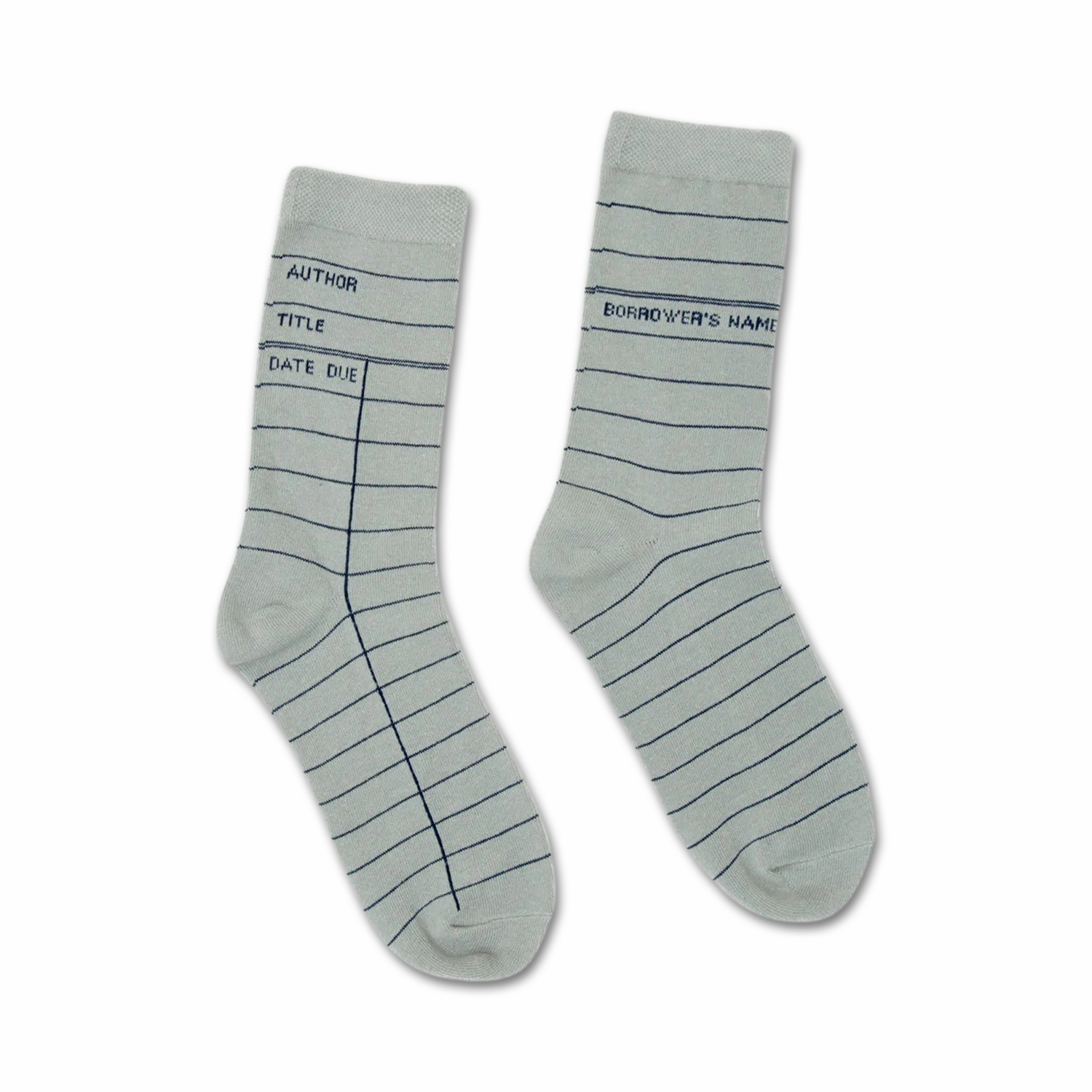 Library Card Grey