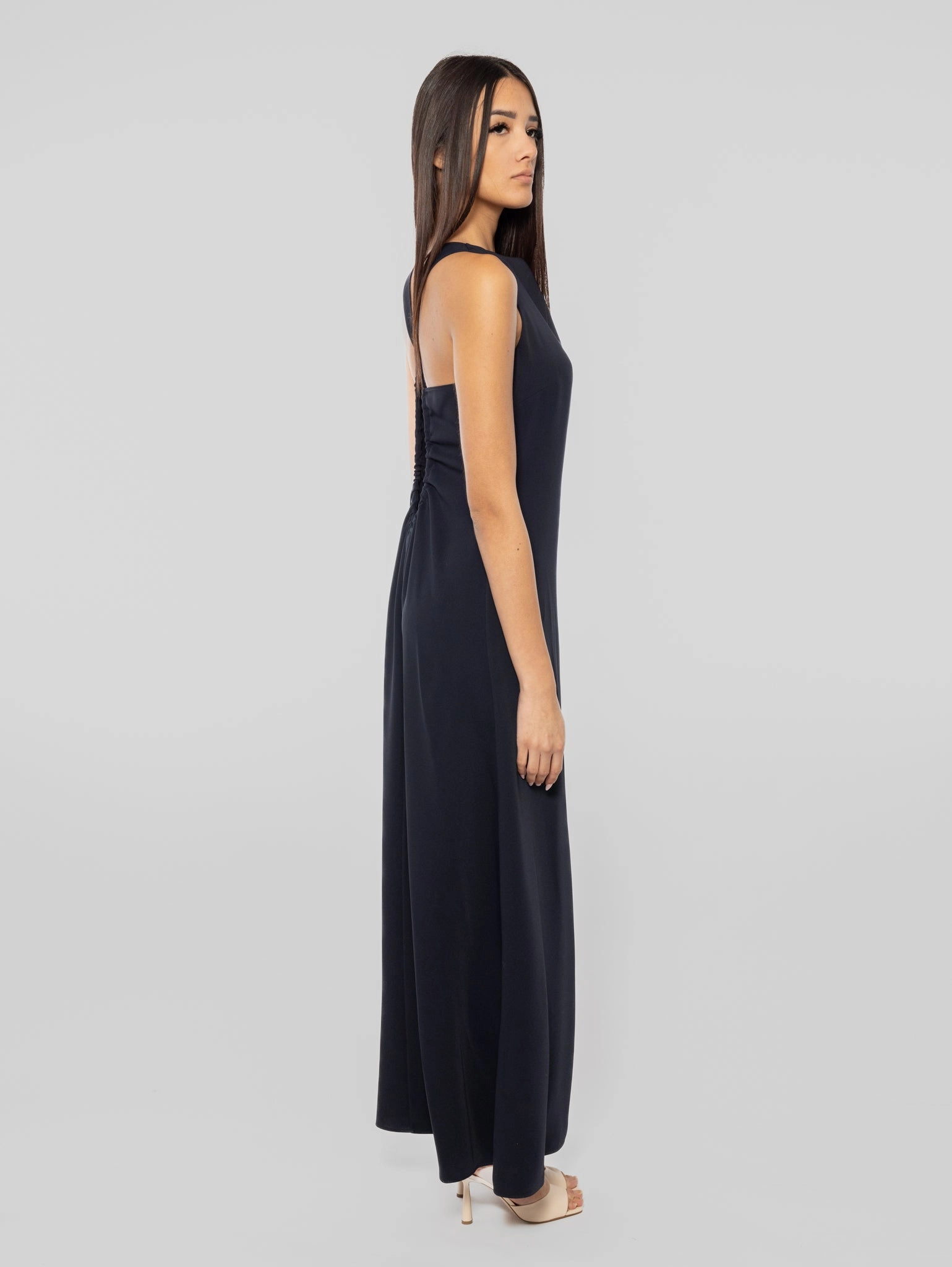 Long Dress with Blue Cross