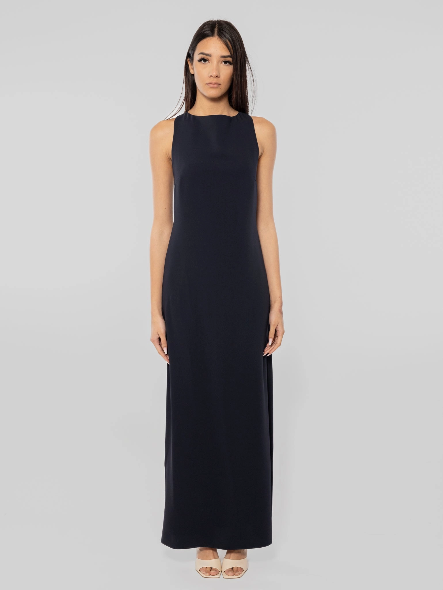Long Dress with Blue Cross