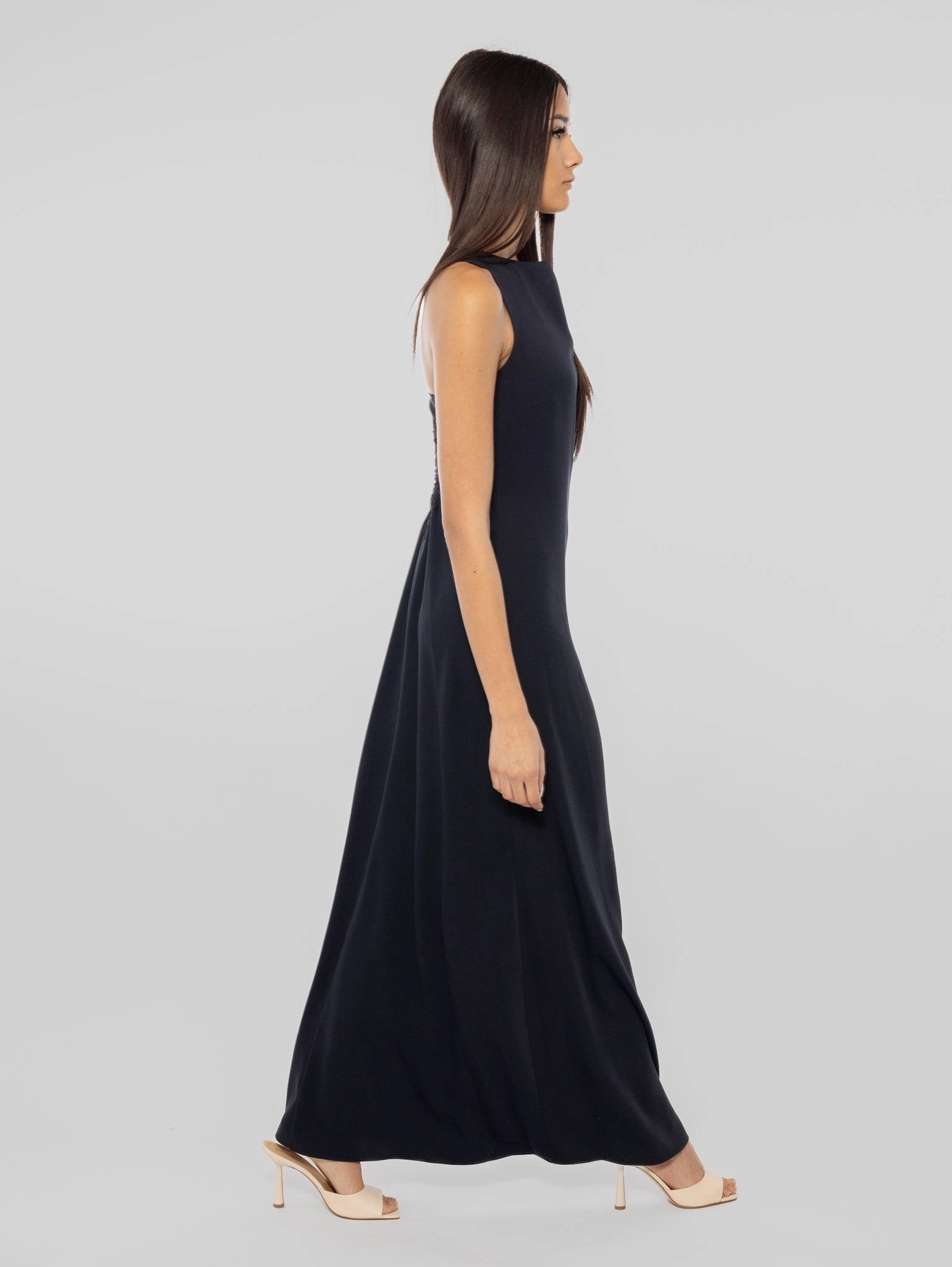 Long Dress with Blue Cross