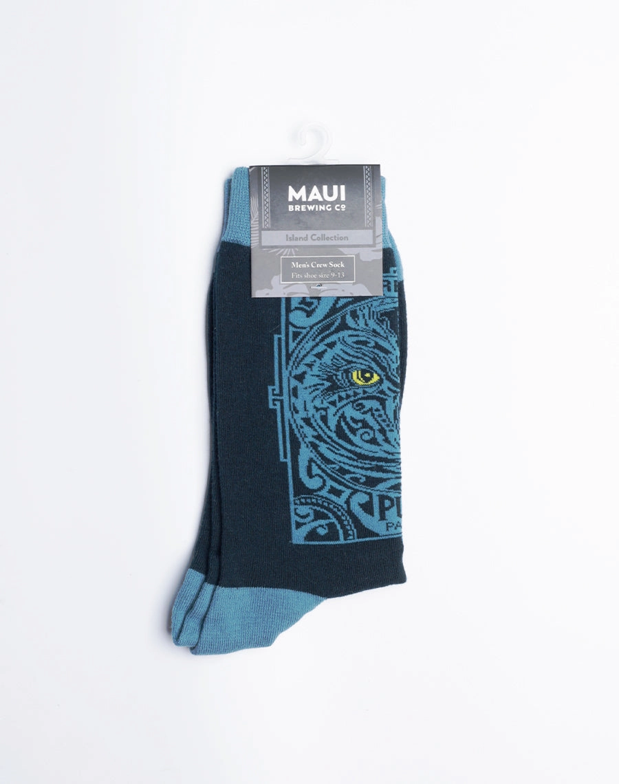 Maui Brewing Company Pueo Pale Ale Crew Socks