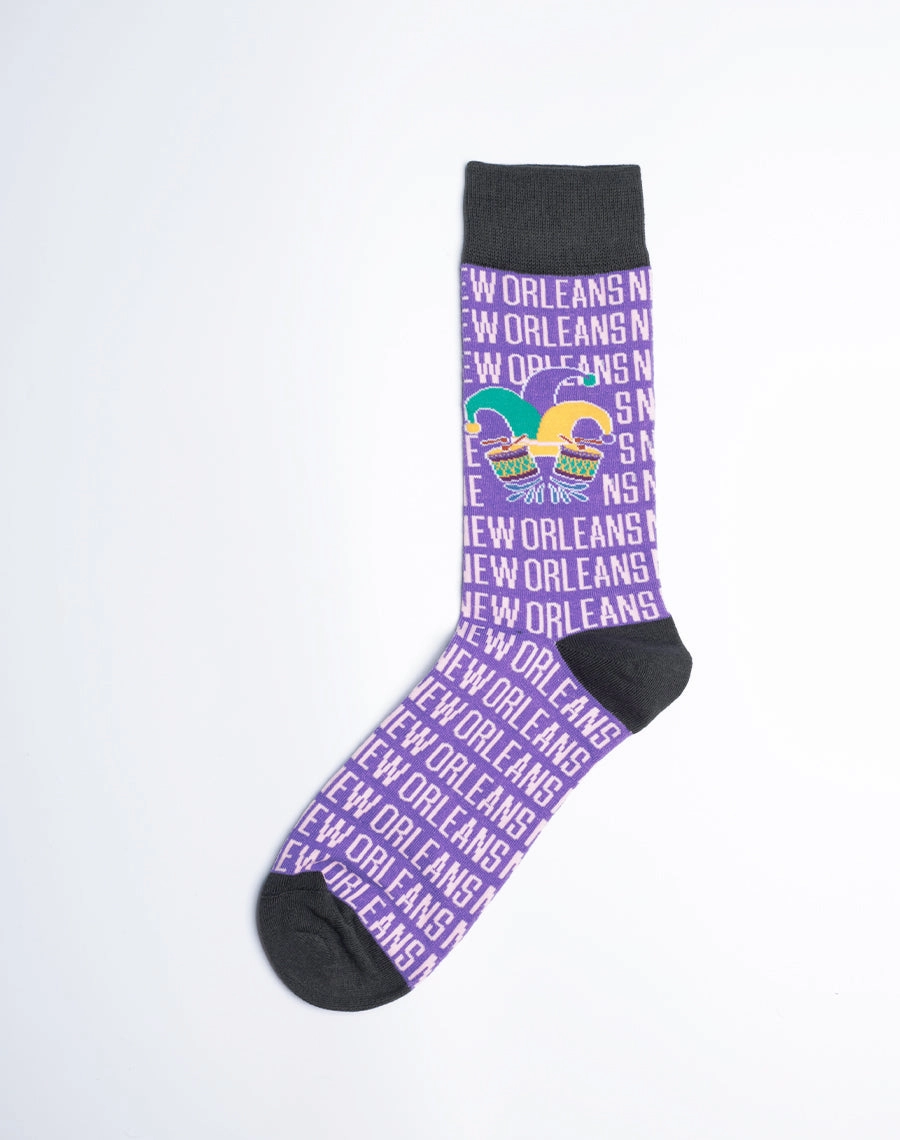 Men's Crescent City Rhythms Crew Socks Pack | 3-Pair Bundle
