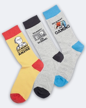 Men's Do Not Disturb Crew Socks Pack | 3-Pair Bundle