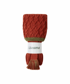Men's Lattice Socks - Brick