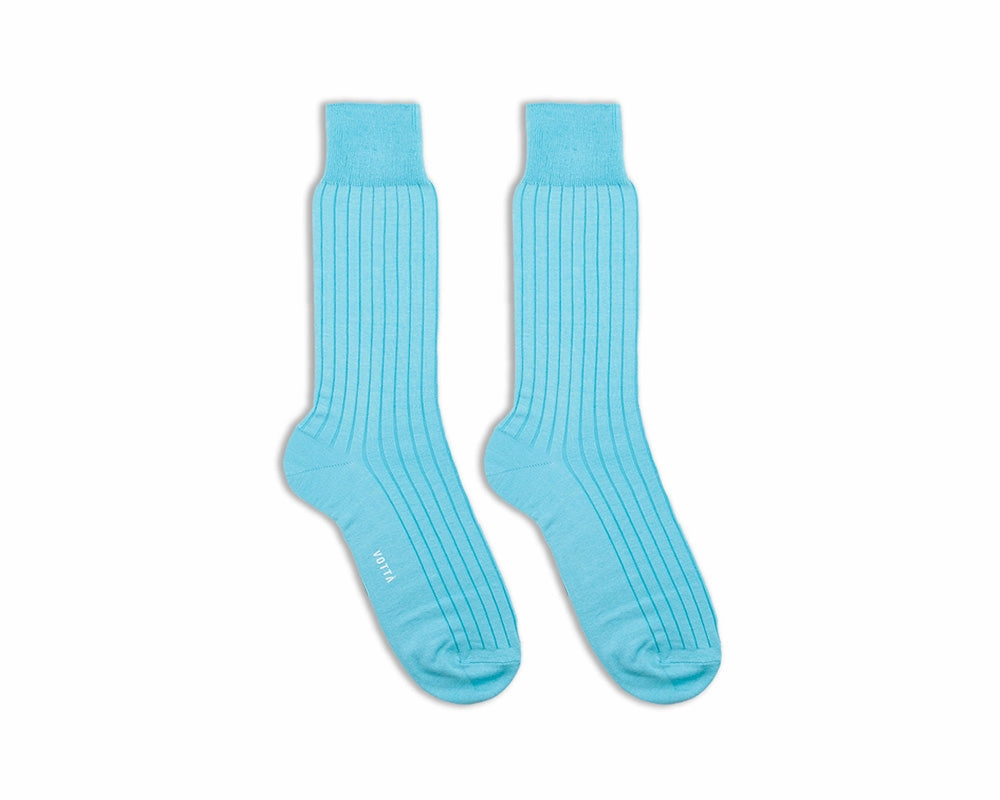 Men's Ribbed Socks - Mint