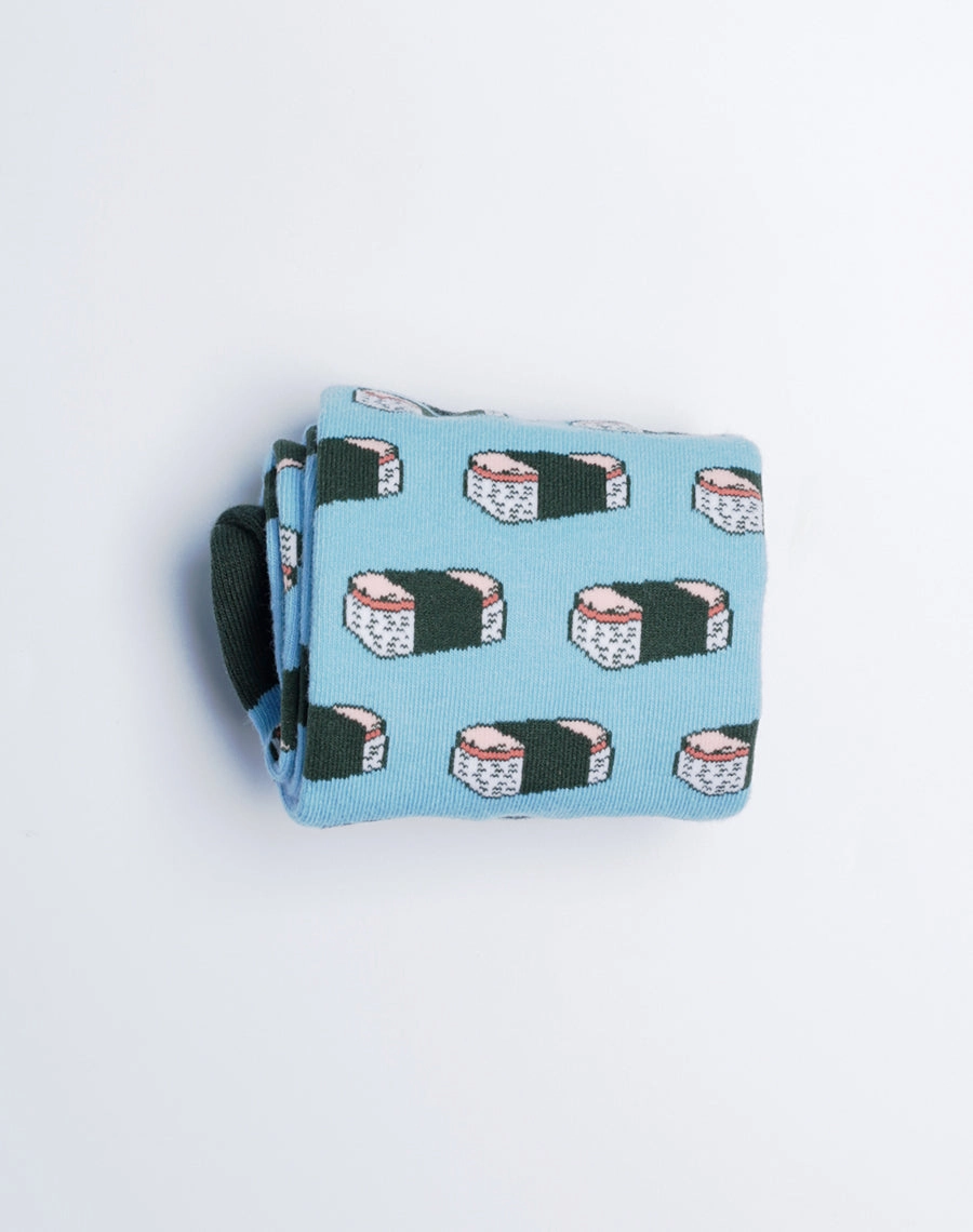 Men's Spam Musubi Hawaii Crew Socks