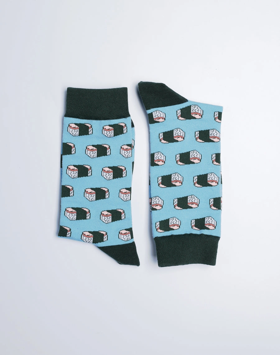 Men's Spam Musubi Hawaii Crew Socks