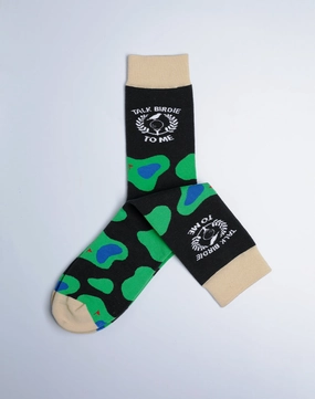 Men's Talk Birdie To Me Golf Crew Socks