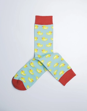 Men's Tubby Ducky Rubber Duck Crew Socks