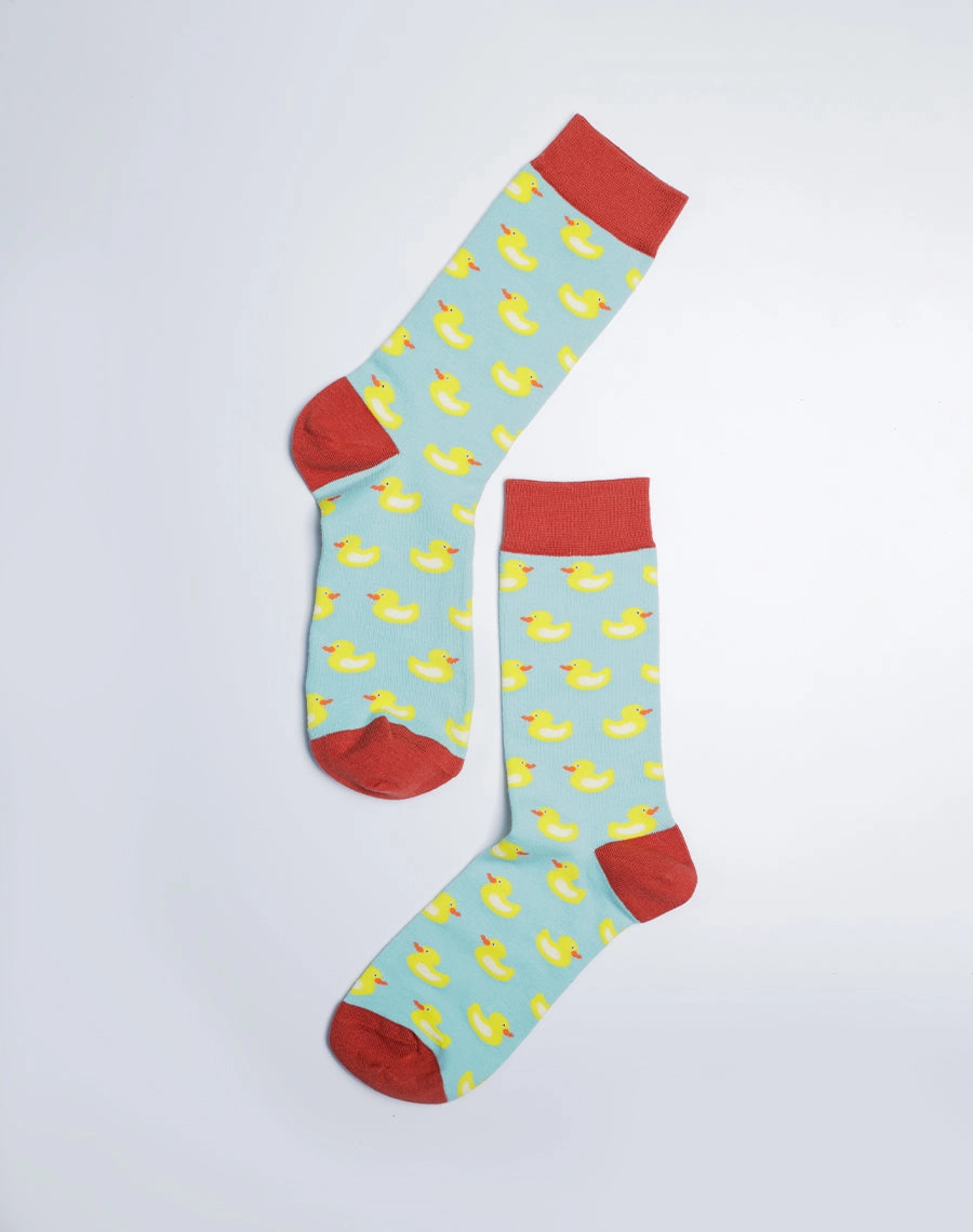 Men's Tubby Ducky Rubber Duck Crew Socks