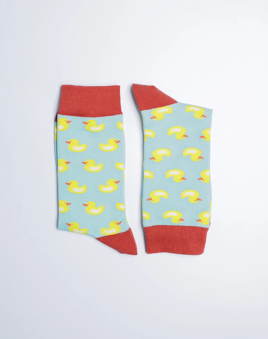 Men's Tubby Ducky Rubber Duck Crew Socks