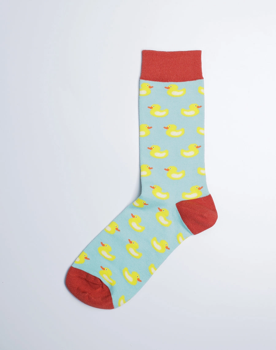 Men's Tubby Ducky Rubber Duck Crew Socks