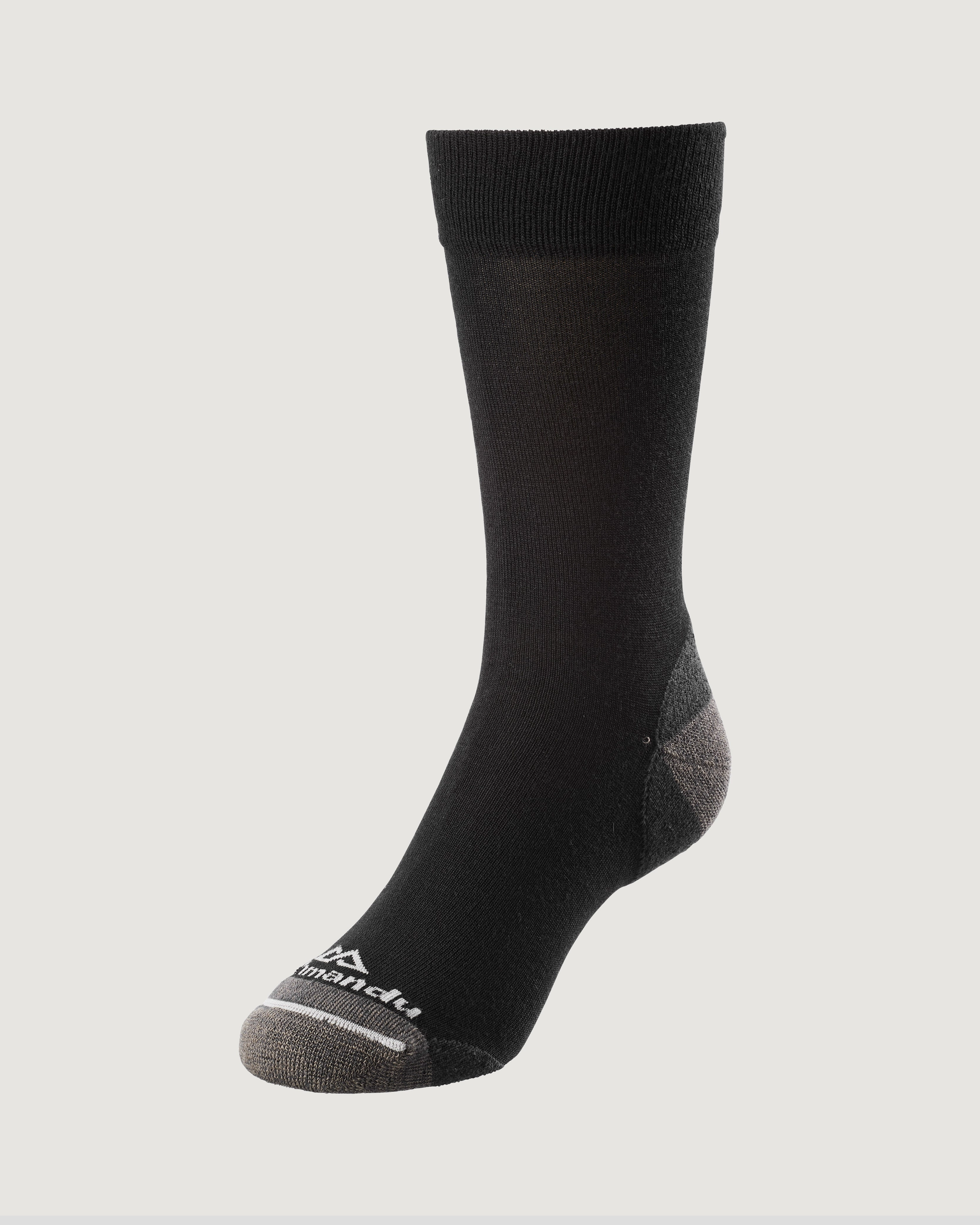 MerinoLINK Travel Light Socks - Black