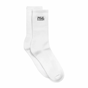 Metalwood Phuk Luzin Crew Sock White